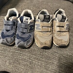 New Balance Kids' 574 Sneakers - Blue and Gray